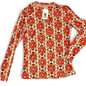 Mesh poppy shirt NWT